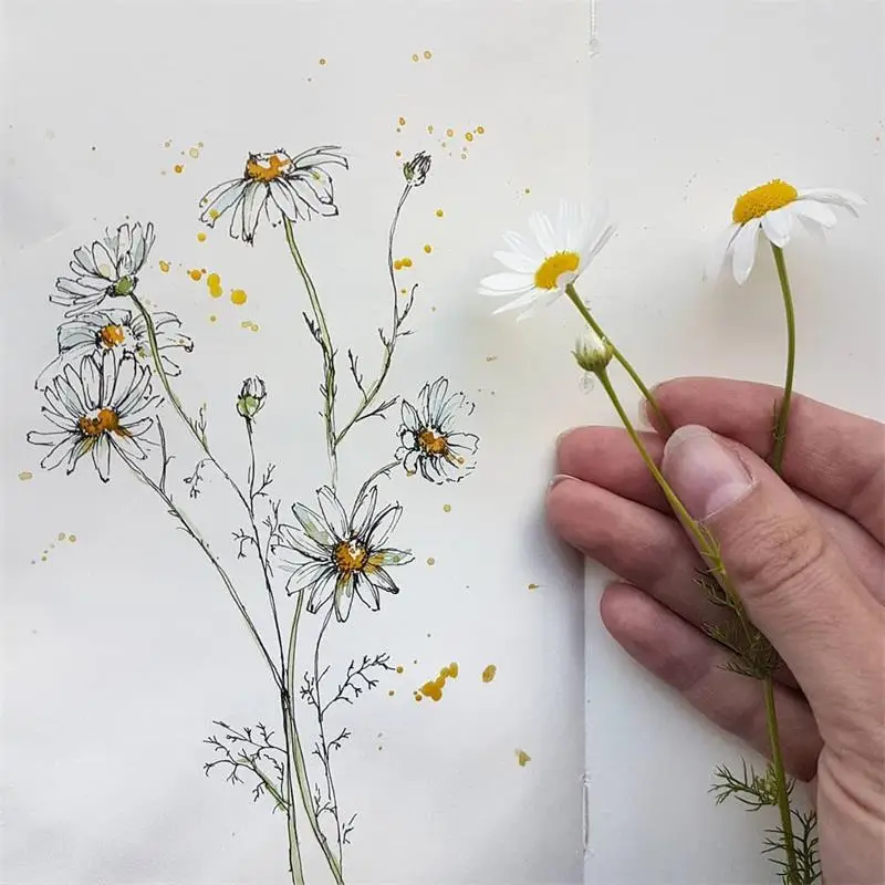 

JC Flowers Branch Clear Stamps Chrysanthemum Rubber Stamps Seals Silicone Scrapbooking Paper Card Make Craft Sheet Model Decor