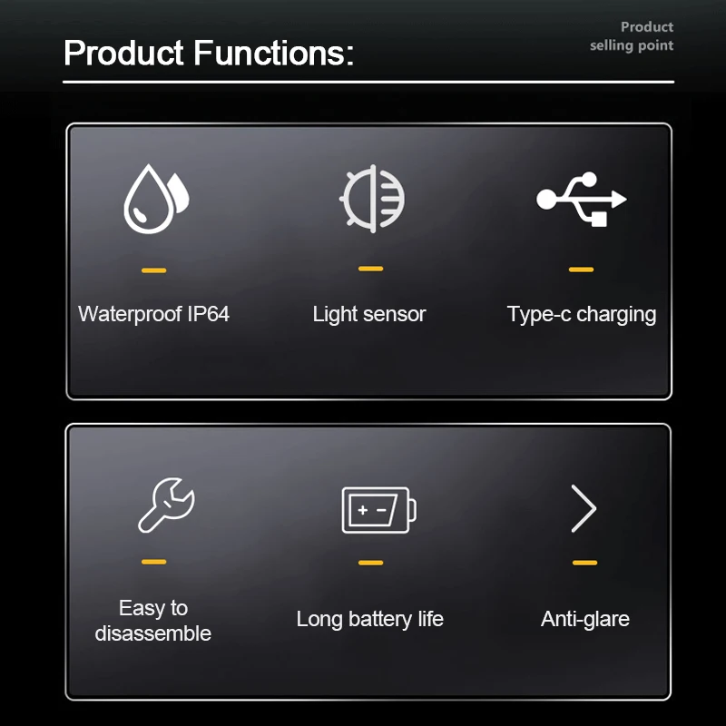 

New Smart Induction Headlights Bicycle Light Waterproof Automatic Brightness MTB Bike Front Lights 120 Floodlight Flashlight