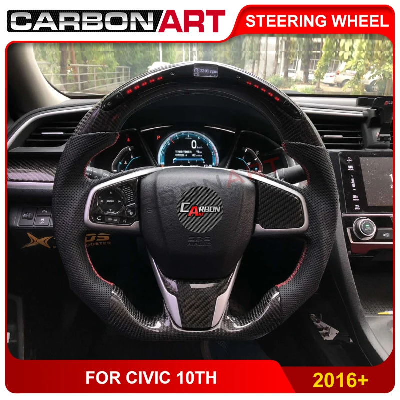 Светодиодный дисплей рулевое колесо для Honda Для Civic si 10-го поколения EX LX smart 2018 interior