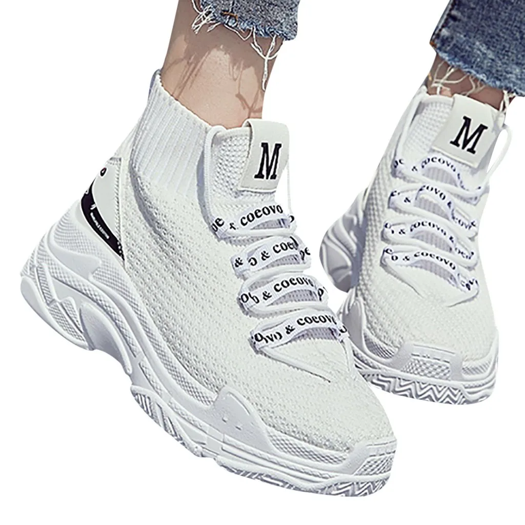 Женские кроссовки с высоким берцем Новое поступление дышащие зимние теплые на