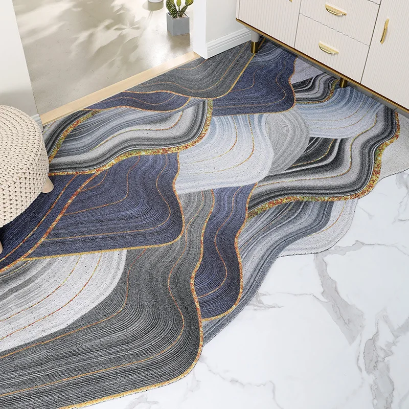 

Hot Sale Door Mat Carpet Household PVC Can Be Cut Custom Anti-slip Waterproof Mats Carpet Hallway Bedroom Entrance Foot Door Mat