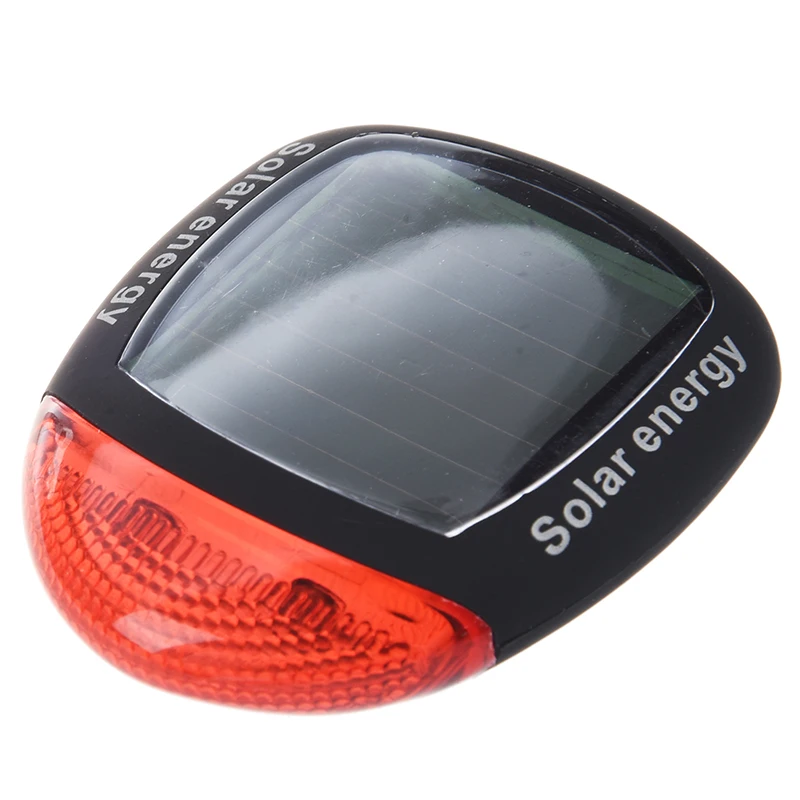 Hot HG-Solar Power Bike Bicycle LED Cycling Tail Rear Red Light Lamp Taillight w/ Clamp | Спорт и развлечения