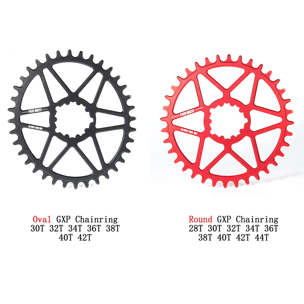 MTB GXP велосипедная Звездочка Узкие Широкие овальные круглые зубья для горного