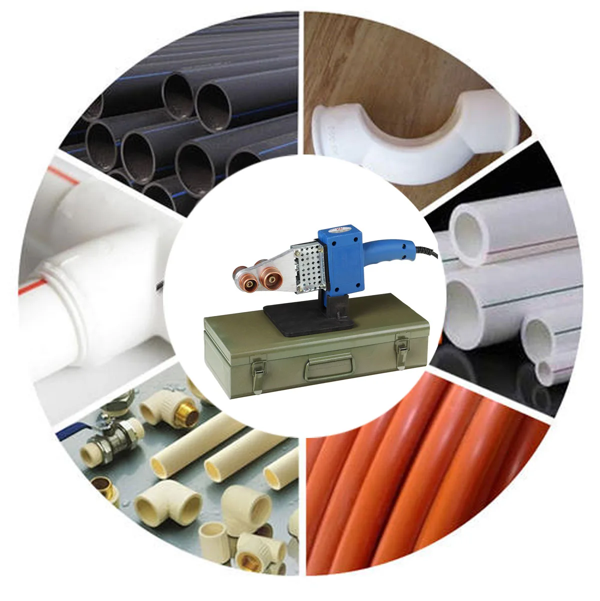 Паяльник для пластиковых труб сварочный аппарат с электрическим нагревом 20 мм 25