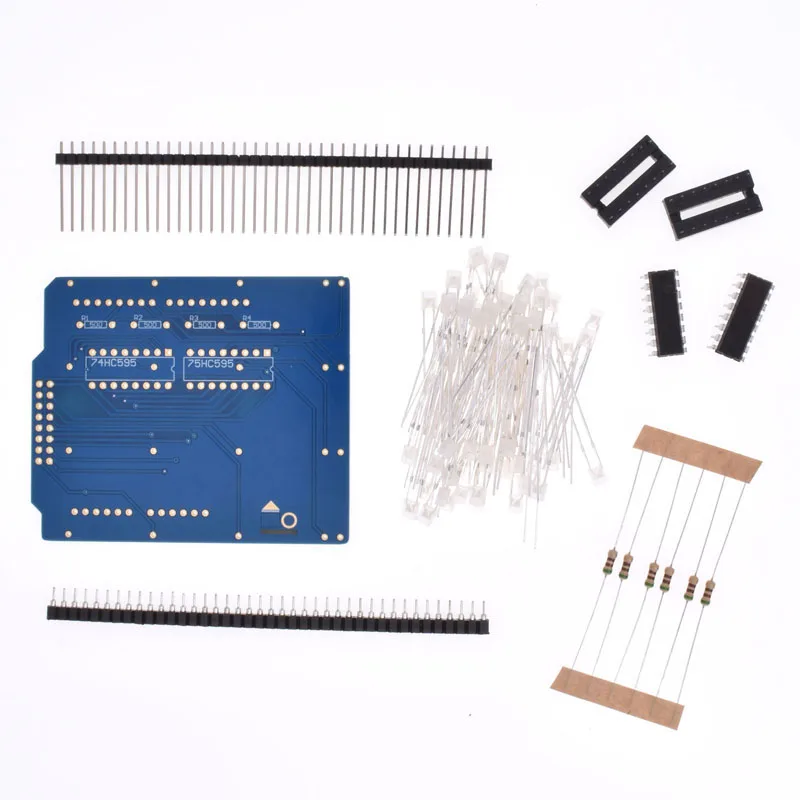 4X4X4 синий светодиодный светильник для Набора Кубиков 3D Набор DIY Электронный набор