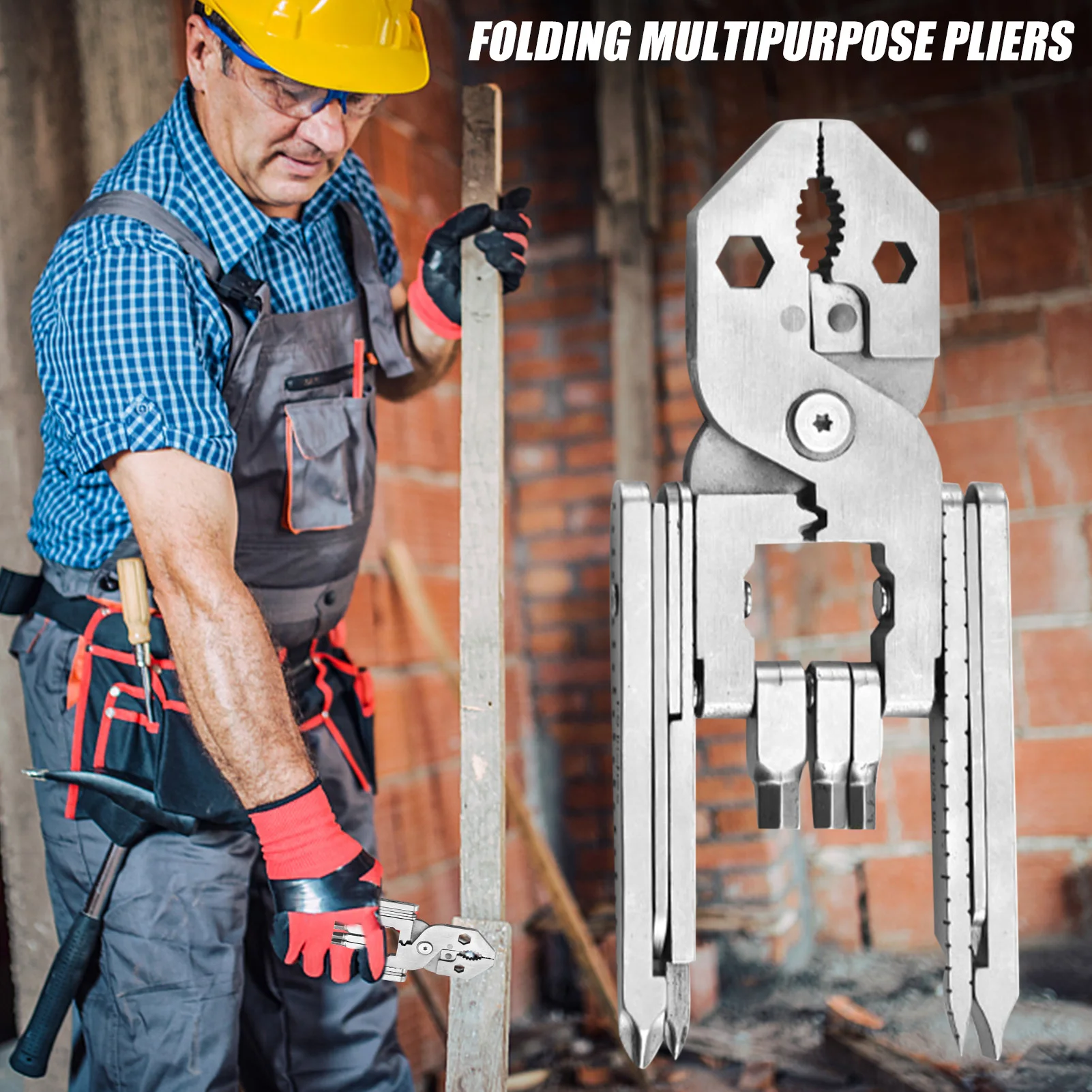 

25 In 1 EDC Camping Multitool Plier Cable Wire Cutter Multifunctional Multi Tools Outdoor Camping Folding Knife Pliers