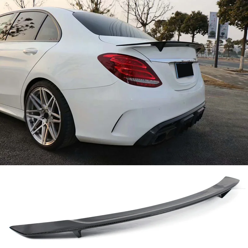 R T стильный спойлер из углеродного волокна подходит для Benz W204 W205 W207 W213 W117 W238