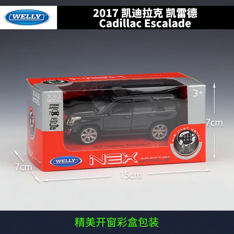 Металлическая Модель автомобиля Welly 1:36 модель 2017 года Игрушечная из сплава для