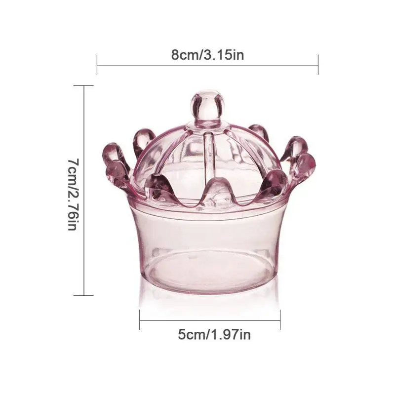 12 шт конфеты коробки пластиковые купольная IP камера с украшением в виде короны