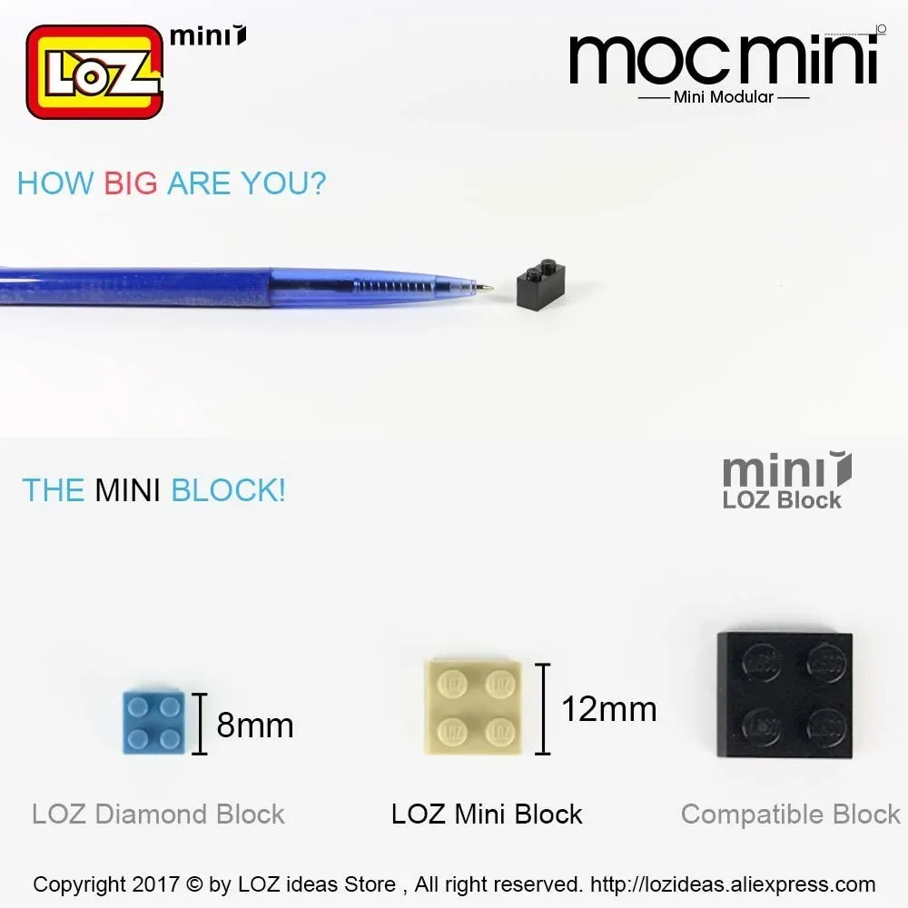 LOZ Mini Blocks Building Bricks Assemble Figures Educational Toys for Children Gift Kids Animal DIY Moc Super Heroes Heads |