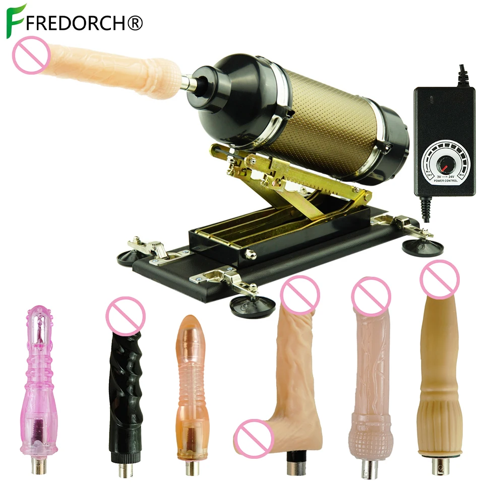 FREDORCH автоматическая секс машина с 6 видами фаллоимитаторов приспособления для