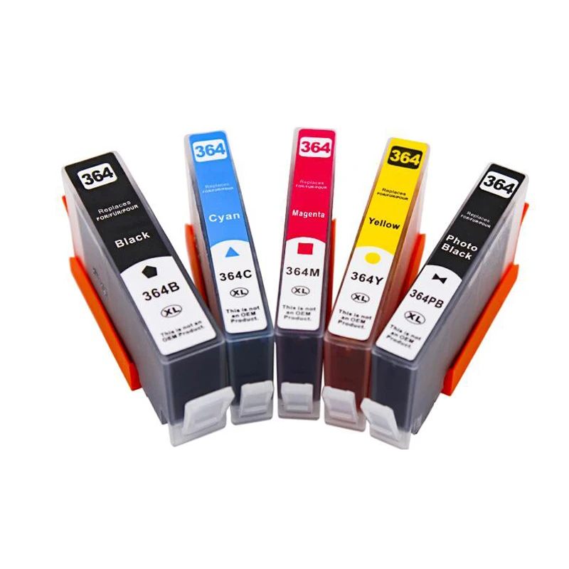 15 шт. 364XL 364 совместимый чернильный картридж для HP364 xl Photosmart 5520 5524 6510 6520 7510 B109 B110 B209