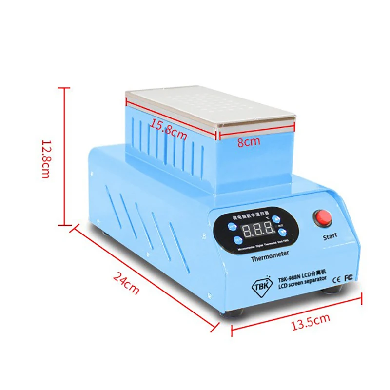 220V/110V TBK-988N встроенный двойной вакуумный насос ЖК-экран Отдельная машина для 7