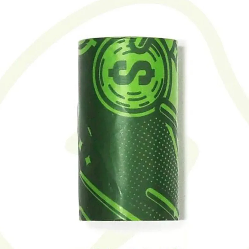 1 Roll Dog Poop Bag 1 рулон 15/шт Пакеты для уборки за собакой Совок экологичный ПЭТ кошка собака для отходов, с лапками мешок отходы забрать толстые мешки для мусора разлагаемые - Цвет: 1 Roll Dog Poop Bag