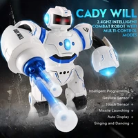 size 36cm rc robot intelligent early education gesture sensor sing dance action radio remote control robot kids interactive toys
