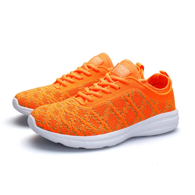 

Модные оранжевые кроссовки для бега на открытом воздухе, Мужские дышащие легкие спортивные кроссовки унисекс, Мужская гоночная обувь для т...
