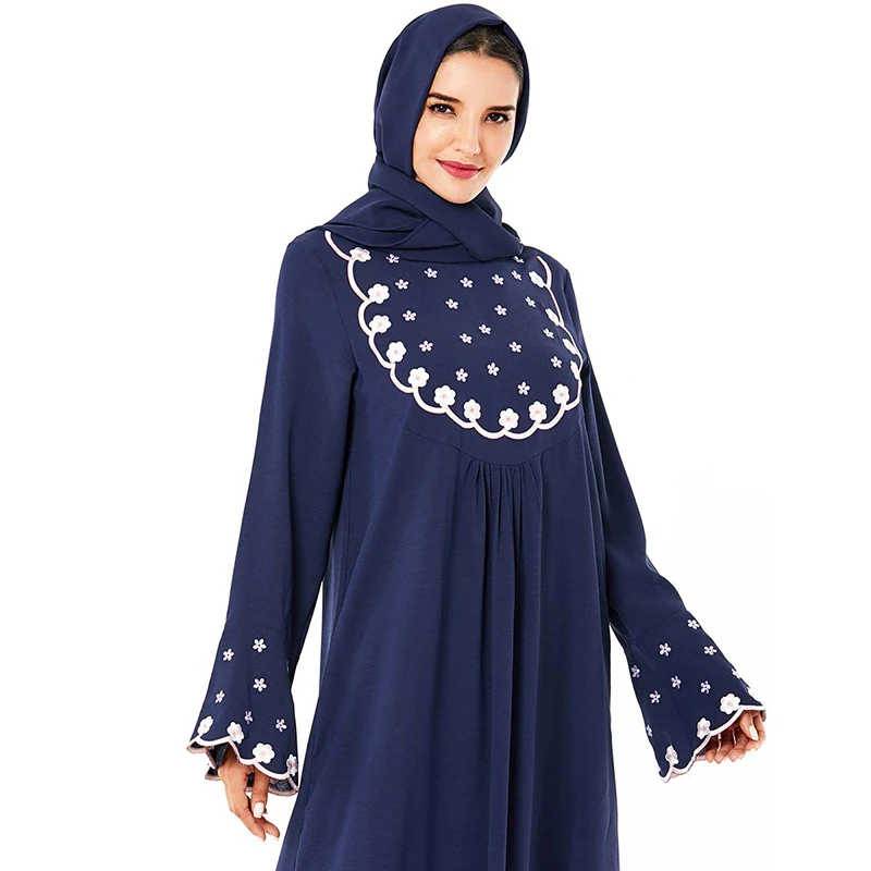 Абайя Дубай турецкое хиджаб мусульманское платье кафтан джилбаб мусульманская