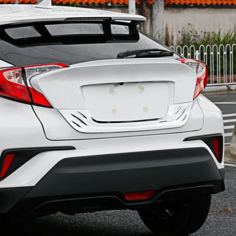 Tonlinker наклейка на крышку для Toyota CHR 2018 Стайлинг автомобиля 1 шт. хромированный