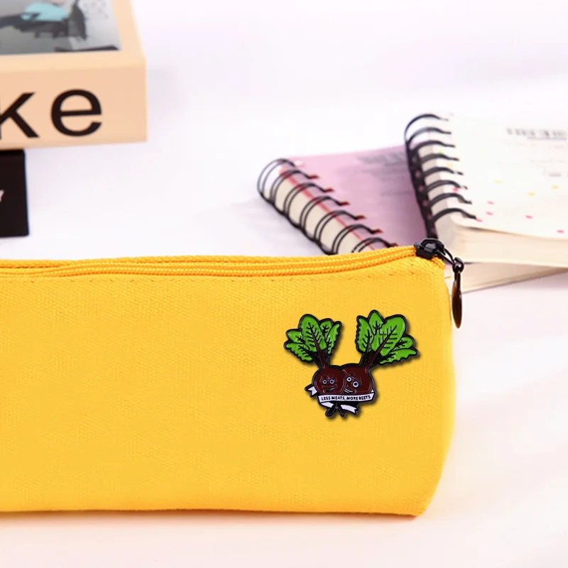 Корневых овощей свеклы мультфильм эмали штырь просто его брошь меньше мяса более