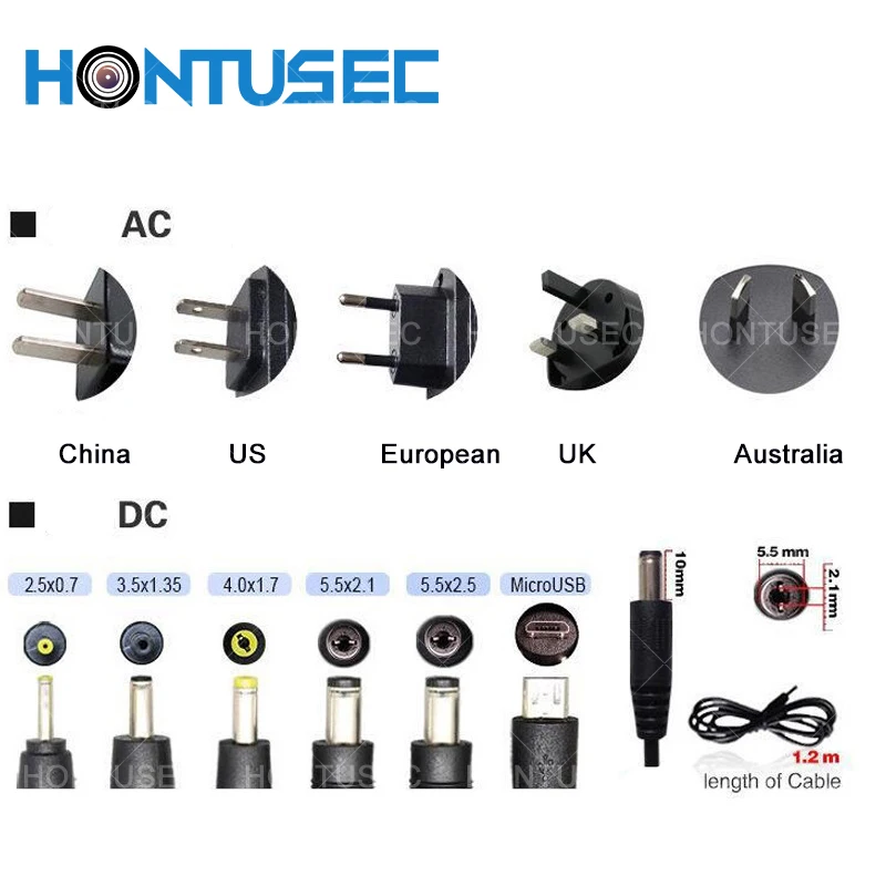 HONTUSEC Продажа с завода блок питания вилкой европейского и американского