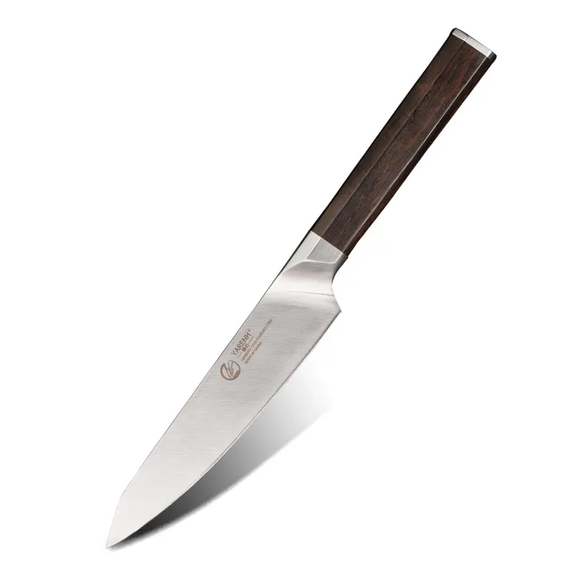 

YARENH Utility Knife 5 Inch Fruit Peeling Knife High Quality German 1.4116 Stainless Steel Pro Chef tools With Ebony Handle