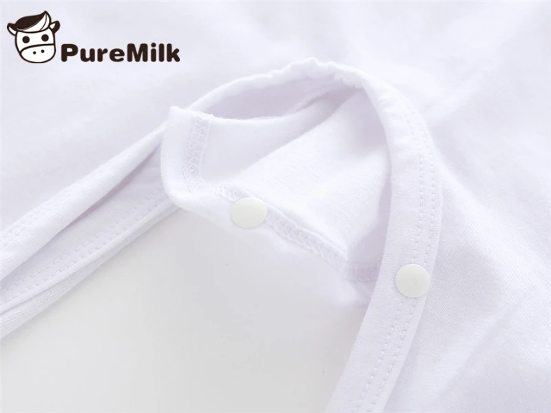 PureMilk/Детские комбинезоны; цвет белый, черный; Одежда для новорожденных; повседневная одежда для малышей