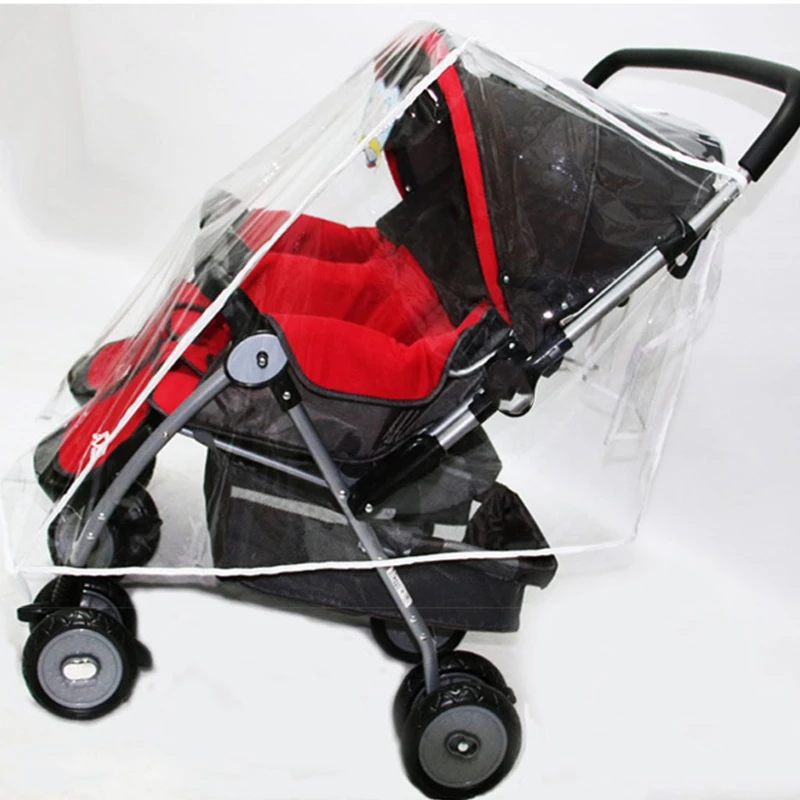 Twins Double Stroller Weather Shield Block Covid Dust Snow Side by Side/Tandem | Мать и ребенок