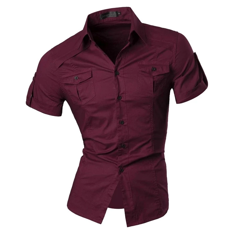 

2021 Camiseta de манга corta con solкак transpirable para hombre, top de color Solid Lido con cremallera, ropa de Street elegante