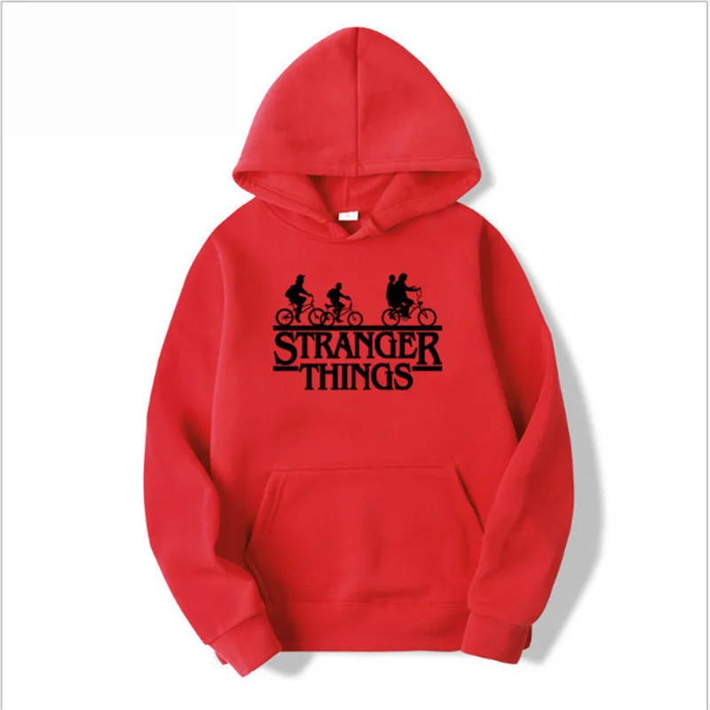 Stranger Things 2 худи в стиле хип хоп для мальчиков Толстовка мужчин/женщин толстовки с