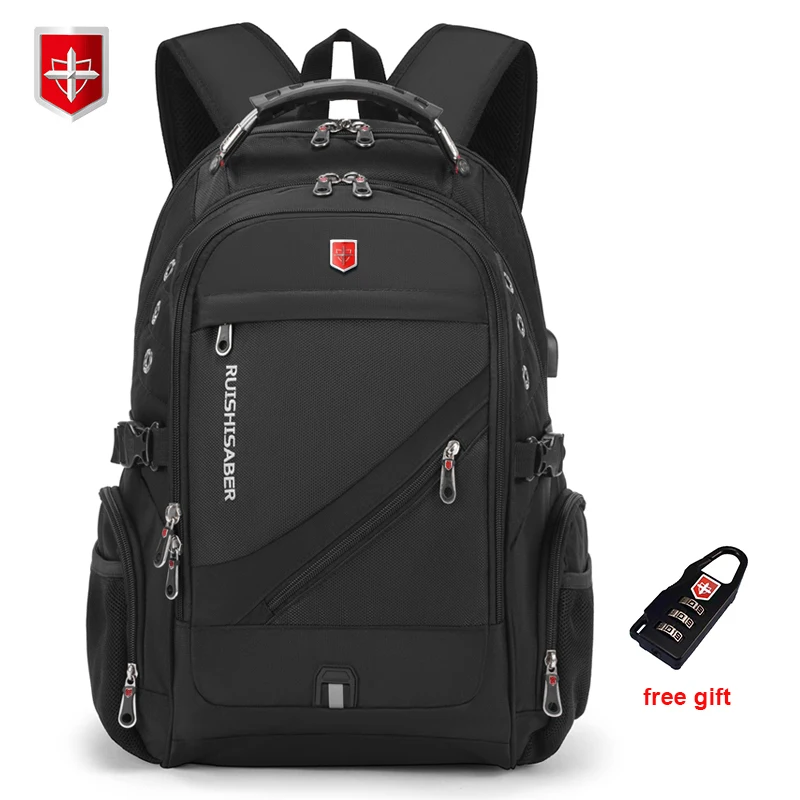 

2021 Waterproof 17 Inch Laptop Backpack Men USB Charging Travel Backpack Women Oxford Rucksack Male Vintage School Bag Mochila