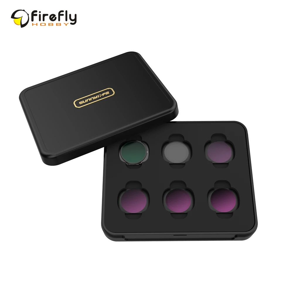 

Sunnylife Lens Filter Set MCUV CPL ND4 ND8 ND16 ND32 for FIMI PALM 2 Gimbal Camera