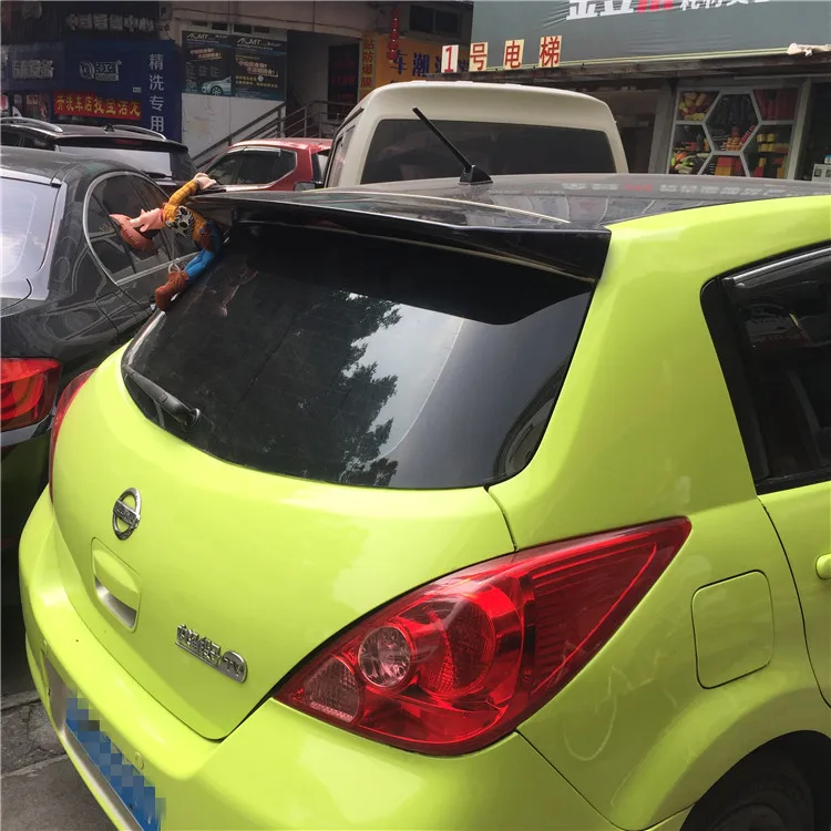 For Versa Spoiler 2006-2010 Nissan Tiida DFCK ABS plastic Material Car Rear Wing Color | Автомобили и мотоциклы