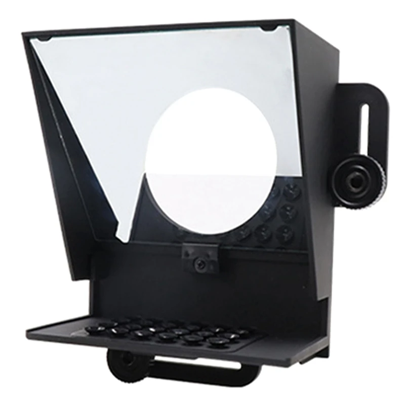 

Portable Small Teleprompter Smart Phone Teleprompter, Mobile Phone Teleprompter for News Real-Time Interview