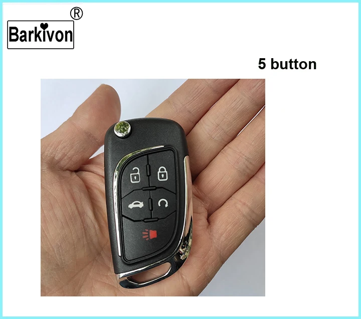 Barkivon 2 3 4 5 Кнопка модифицированный Флип складной пульт дистанционного ключа автомобиля оболочка подходит для Chevrolet Lova Aveo Cruze чехол fob чехол