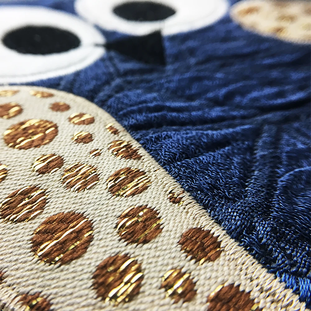 

1 Piece Fashion Sequins Cute owl Patch Embroidery DIY Clothing Applique Patches Sewn on Clothes Decoration Accessories