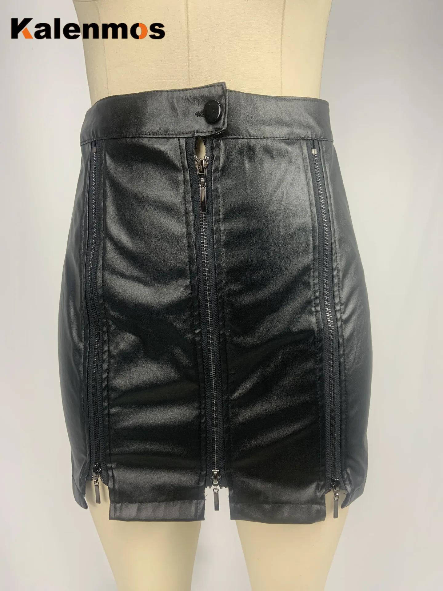 

Skirt Women Vintage PU Stretch Gothic Punk Slim Fit Party Club Streetwear Sexy Club Harajuku Skirts Korean Japan Pencil Skirt