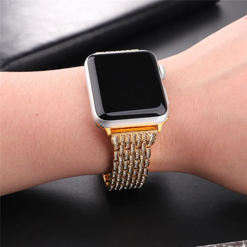 С украшением в виде кристаллов алмаза блестящие ювелирные изделия браслет для