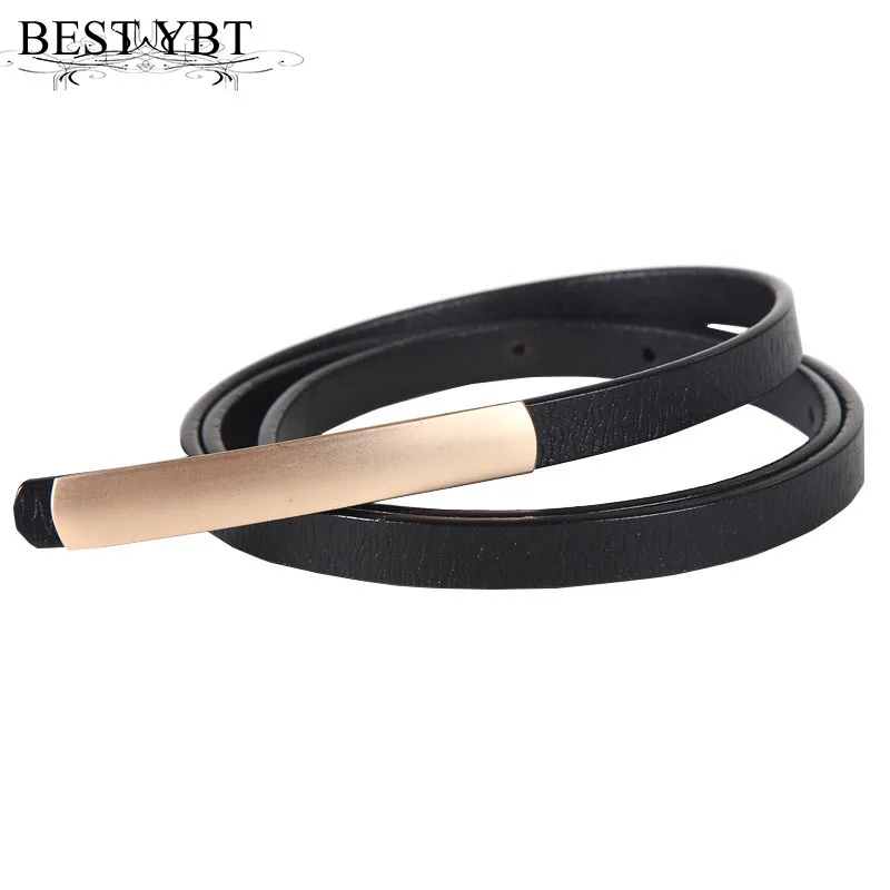 

Лучший YBT женский ремень из искусственной кожи, ремень с пряжкой из сплава, новое платье, декоративный тонкий Простой тренд, летний женский р...