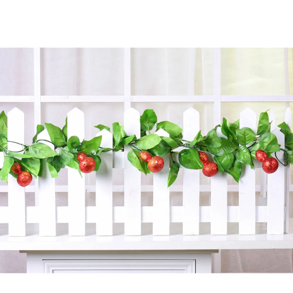 Искусственные фруктовые гирлянды искусственные растения листья лозы для дома