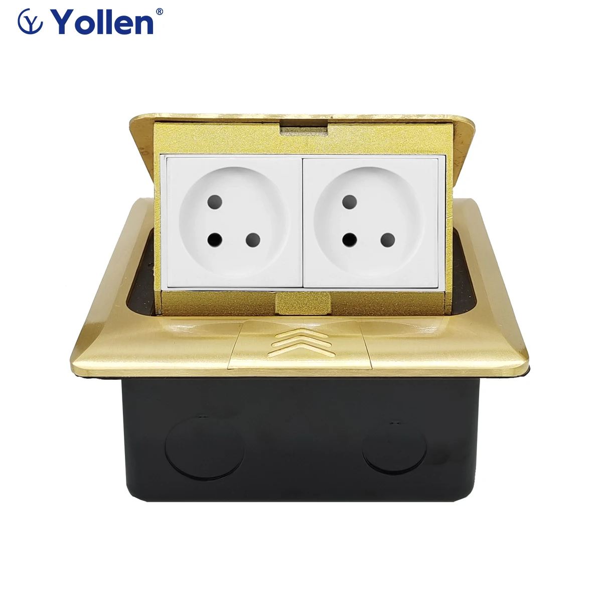 Выдвижная напольная электрическая розетка для кухни и ванной комнаты со всеми