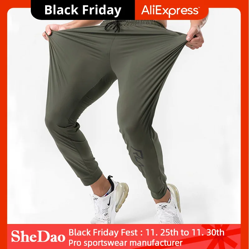 

Men Sports Running Pants Zipper Athletic Football Soccer Training Elasticity Legging Jogging Gym Trousers
