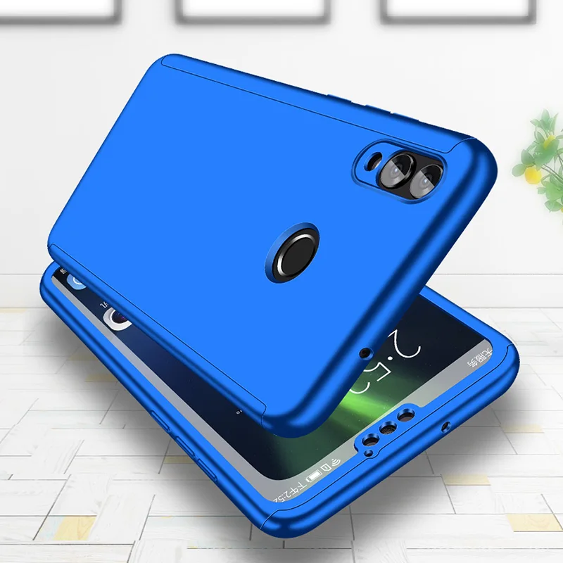 Luxury 360 Degrees Full Shockproof Cover For Nokia 6.1 Case Hard PC Cases 3.1 Protective Back Phone | Мобильные телефоны и