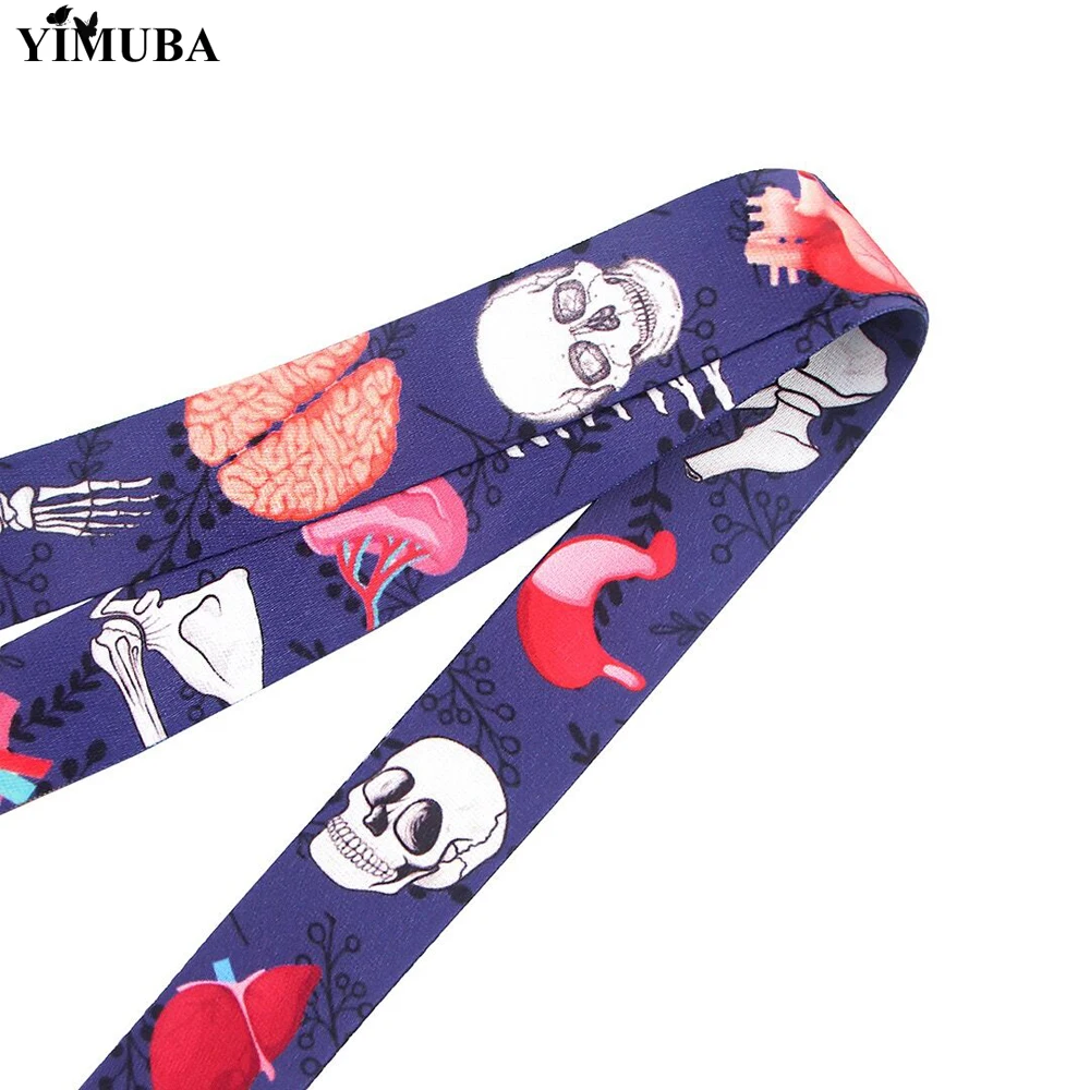 Медицинские человеческие Органы ремешки брелок сердце череп и мозги живот