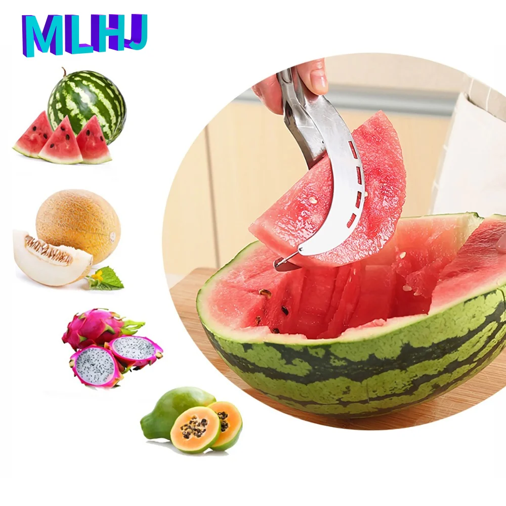 

Stainless Steel Watermelon Slicing Knife High Quality Fast Slicer Household Kitchen Cutting Gadgets Convenient And Practical