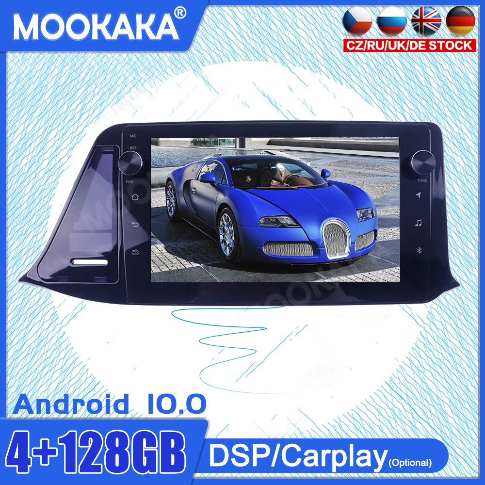 

Автомобильный GPS-навигатор, 4 + 128 ГБ, Android 10, сенсорный экран для Honda C-HR, 2018 +