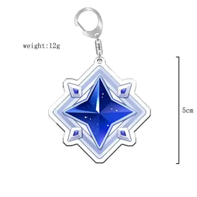 Аниме брелок Genshin противоударный зрительный элемент для мужчин автомобильный