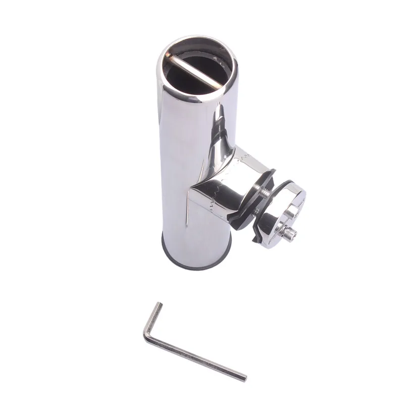 

Boat Accessories Marine Fishing tools Boat Stainless Steel Fishing Rod Holder Clamp-on with Wrench and Gasket