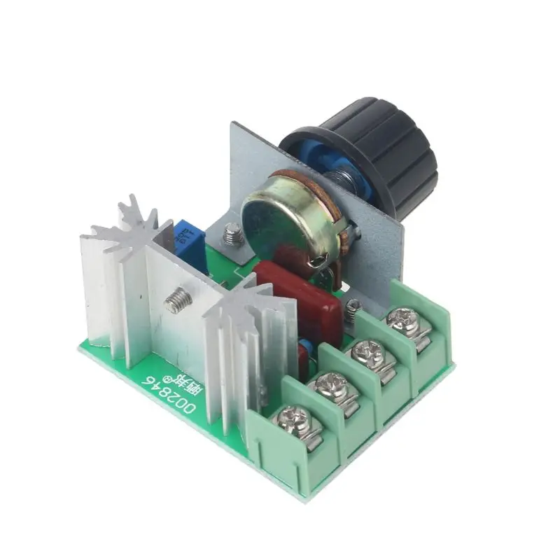 Регулятор скорости двигателя переменного тока 2000 Вт 50-220 В 25 А регулируемый