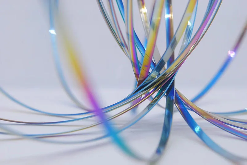 Новая красочная цветочная игрушка потрясающее кольцо игрушки кинетическая