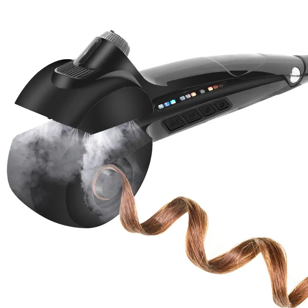 

Hair Curler, iFanze Professional Automatic Hair Curler Steam Ceramic Curl Machine Hair Curling Iron Automatic Perm Splint Ceram